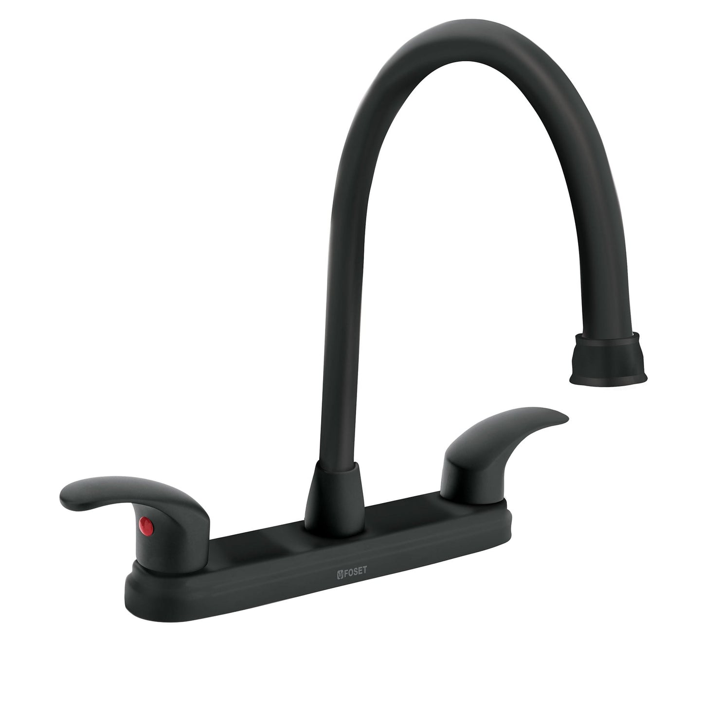 Mezcladora para fregadero, manerales palanca, negro, Aqua