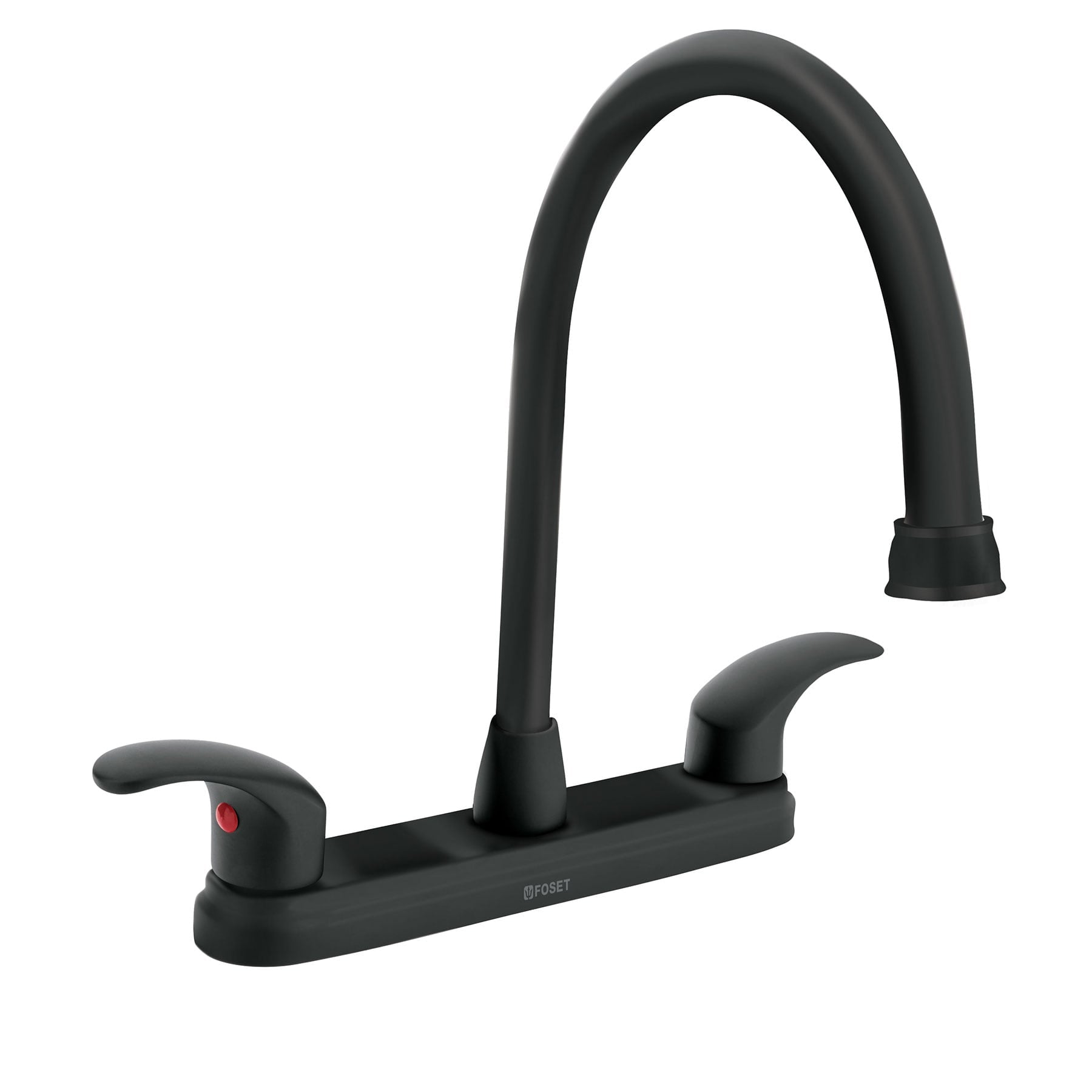 Mezcladora para fregadero, manerales palanca, negro, Aqua