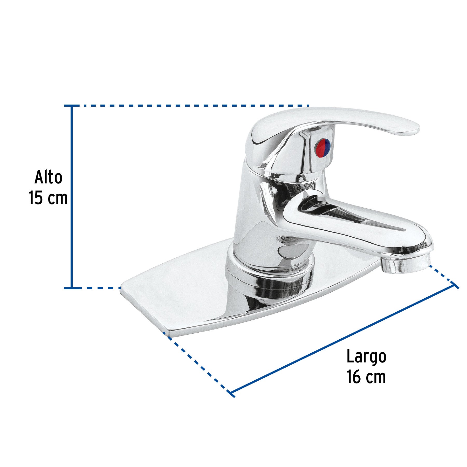 Mezcladora para lavabo, monomando, Aqua