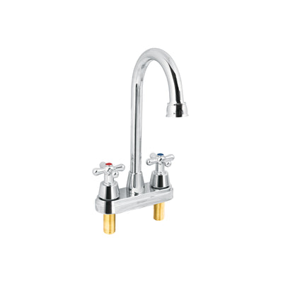 Mezcladora lavabo,tipo bar,manerales cruceta,acero inox,Aqua