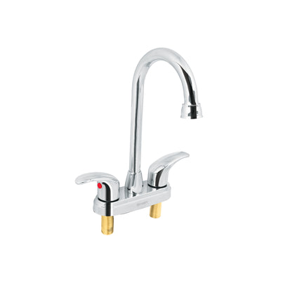 Mezcladora lavabo,tipo bar,manerales palanca,acero inox,Aqua