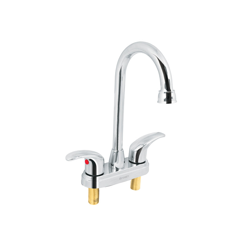 Mezcladora lavabo,tipo bar,manerales palanca,acero inox,Aqua