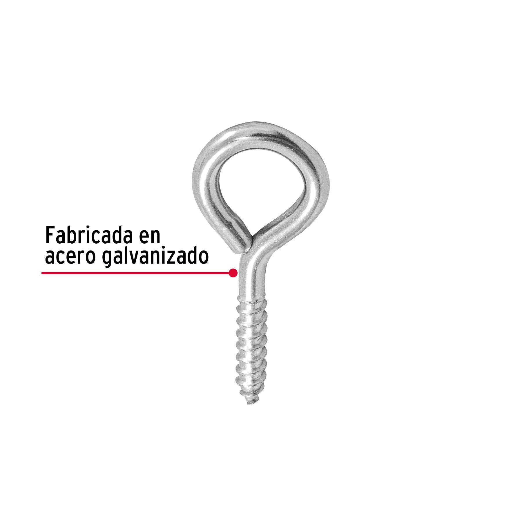 Blíster con 4 armellas cerradas de 21 x 80, Fiero