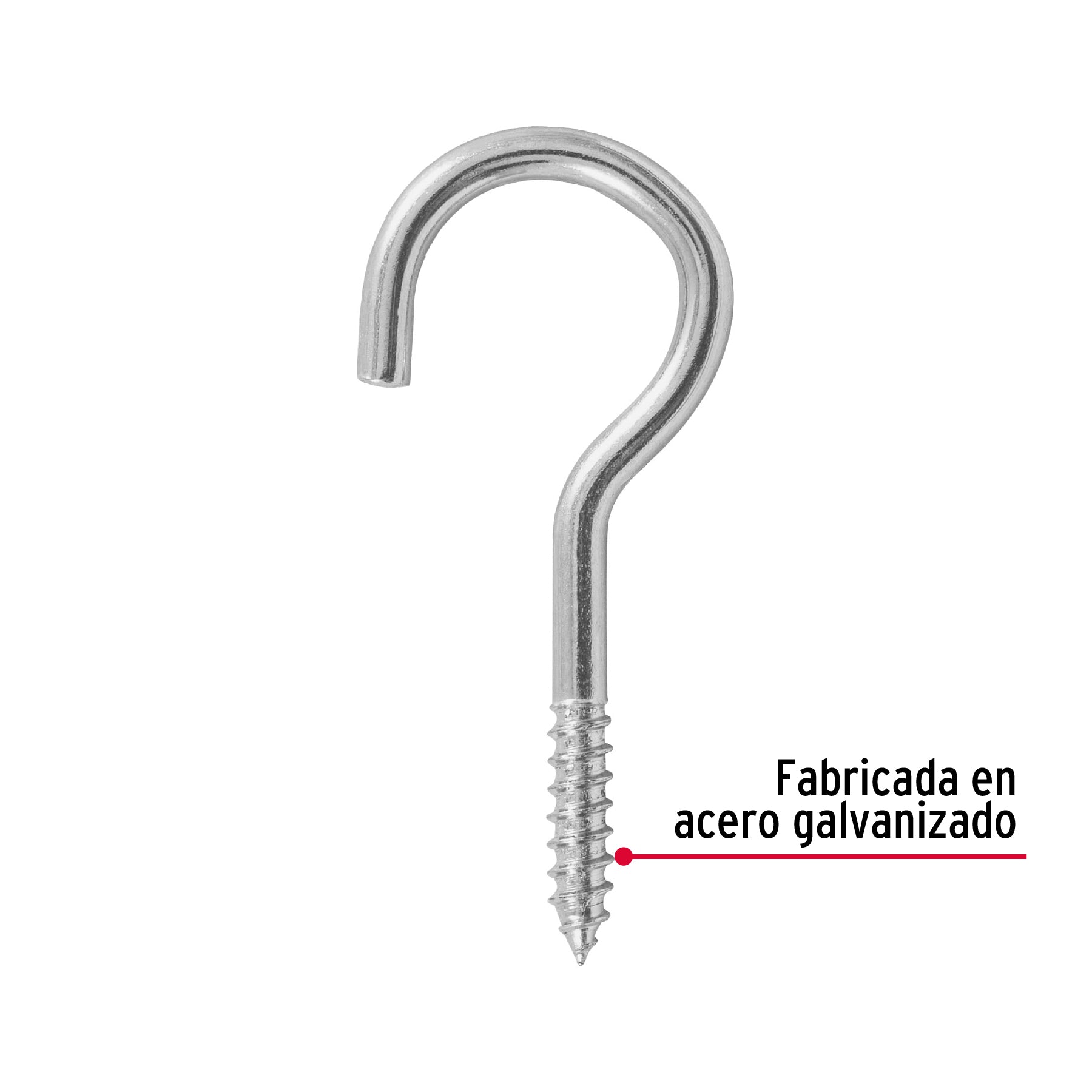 Armella 23 x 110, abierta, caja con 72 pzas