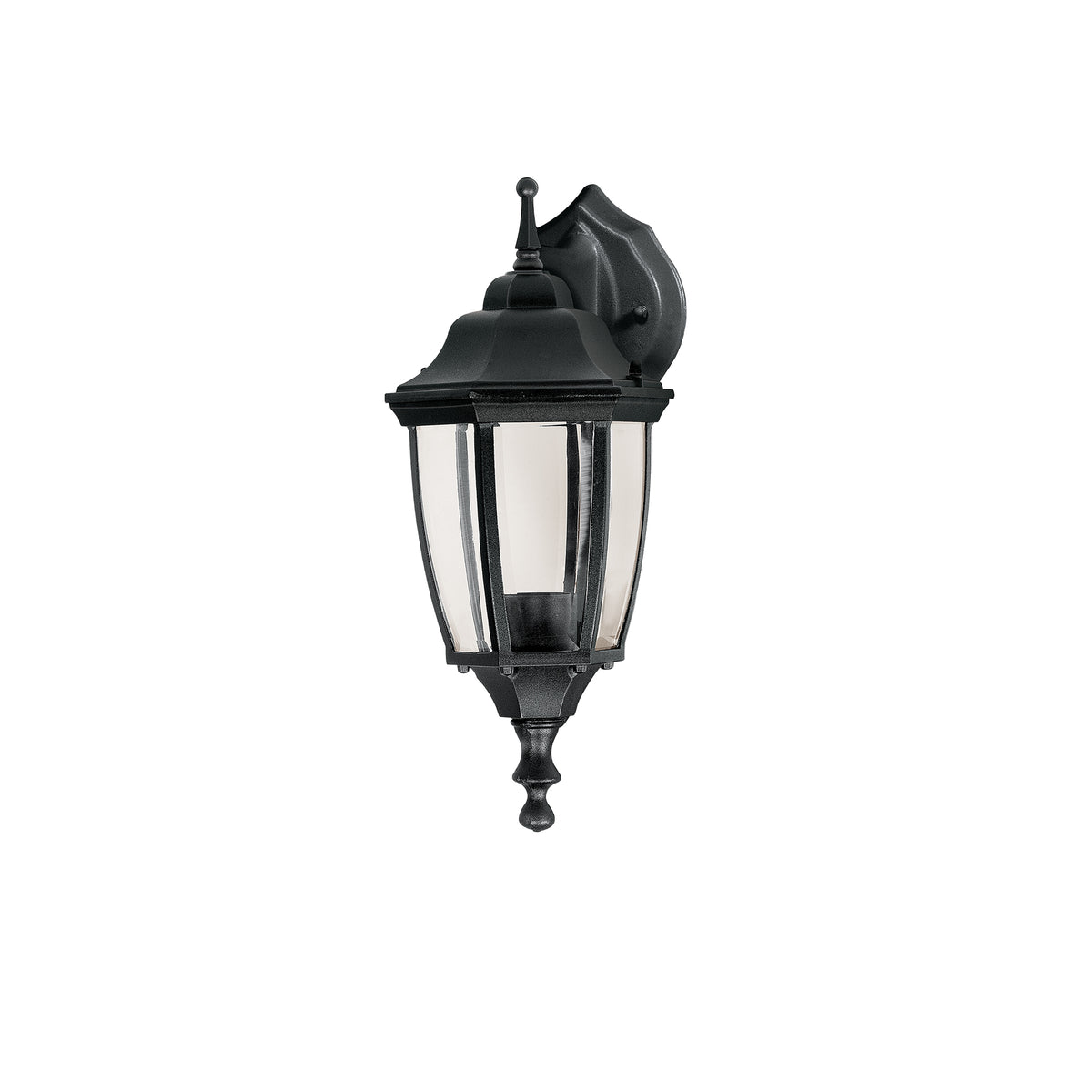 Arbotante farol suspendido, negro, 1XE26