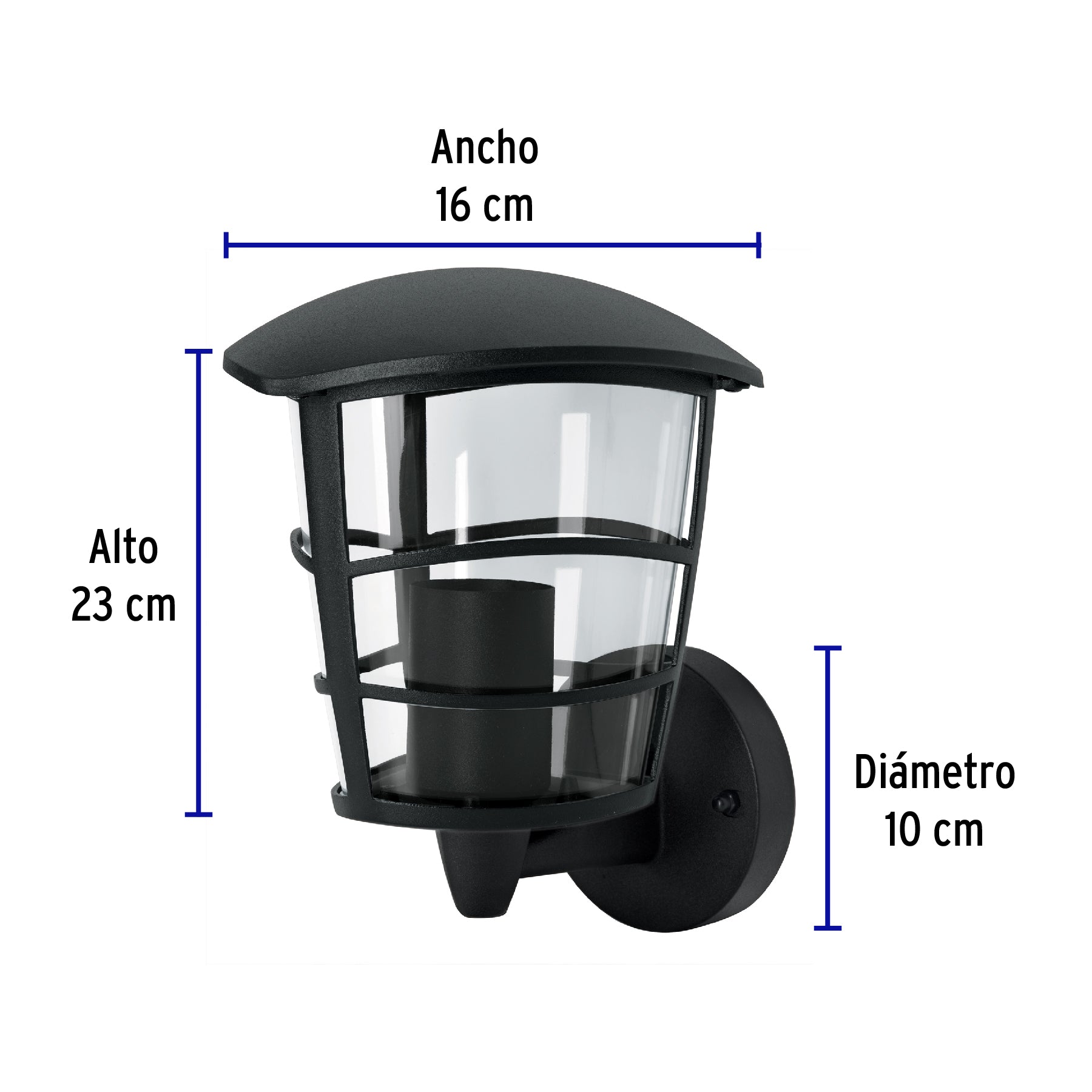 Arbotante farol suspendido,diseño moderno,lámpara no incluida