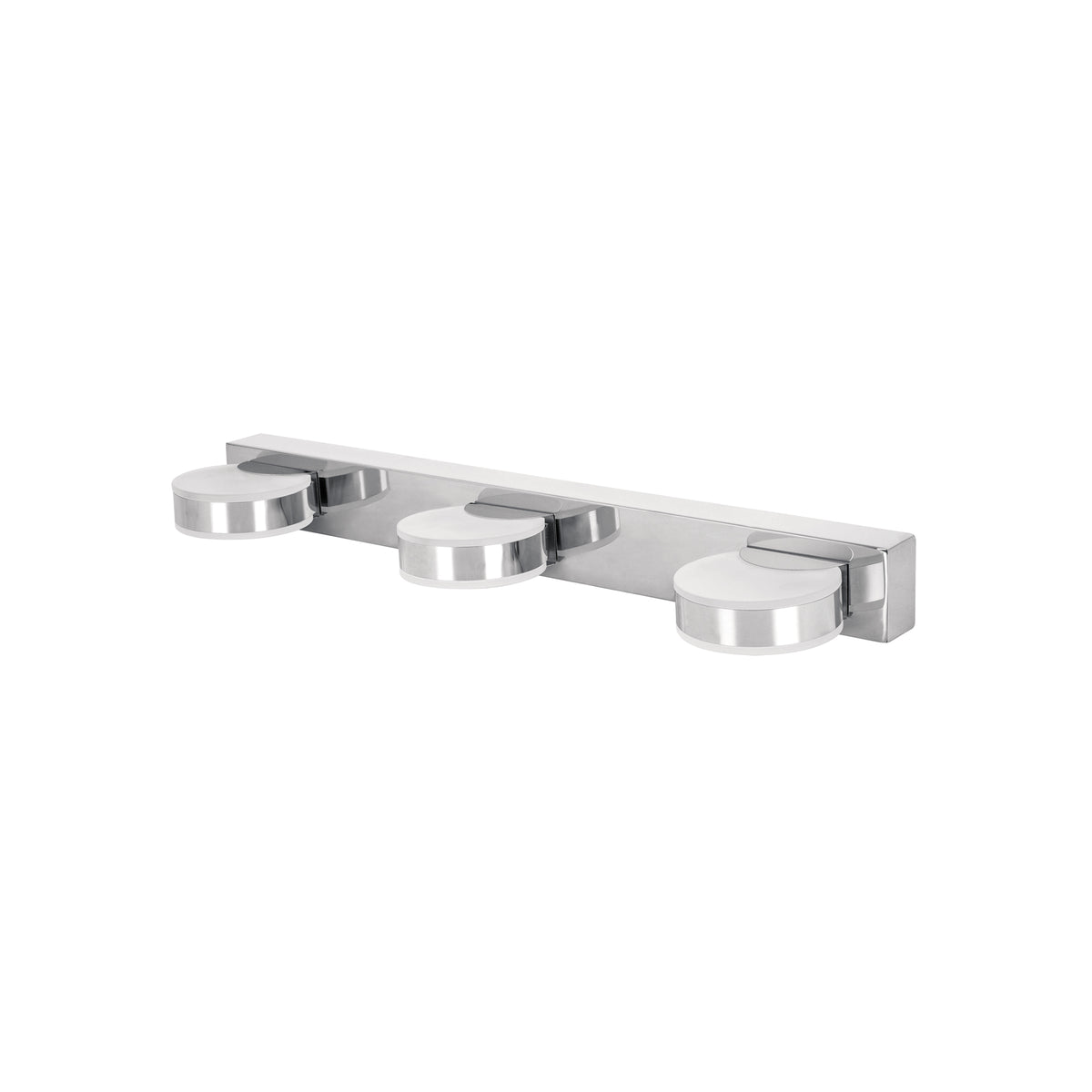 Arbotante decorativo, triple, cromado, 9 W, LED