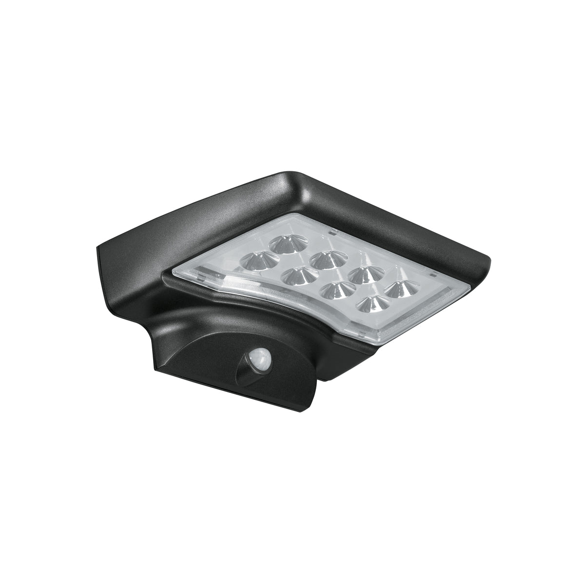 Arbotante solar LED 4 W con sensor de movimiento