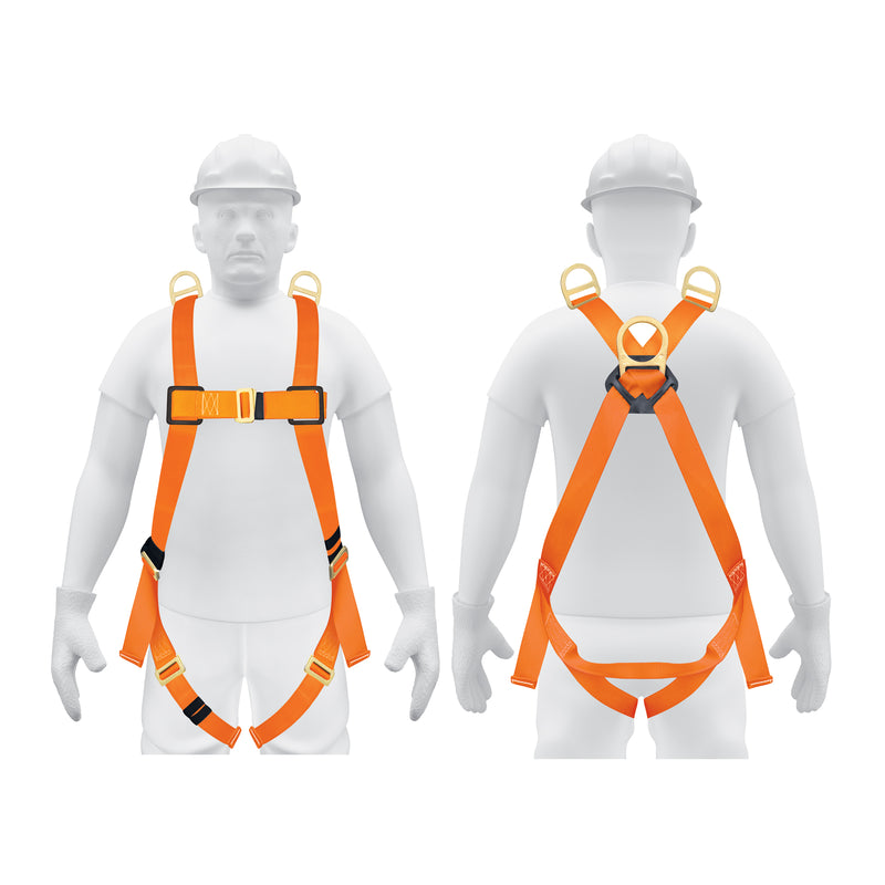 Arnés de cuerpo completo, 3 anillos, rescate