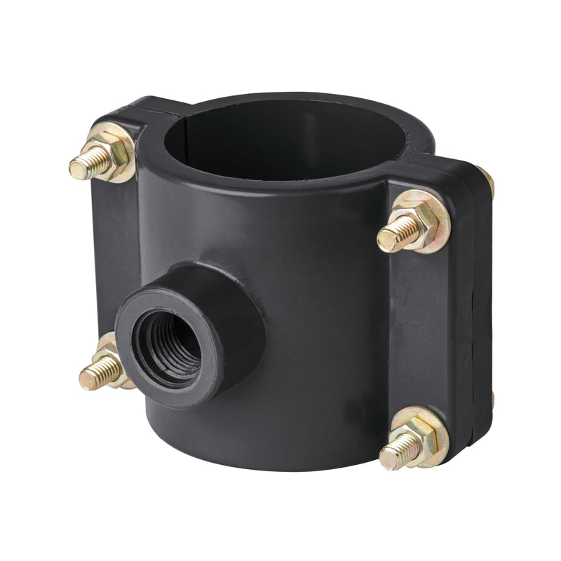 Abrazadera para toma domiciliaria PP 2-1/2' x 1/2', Foset