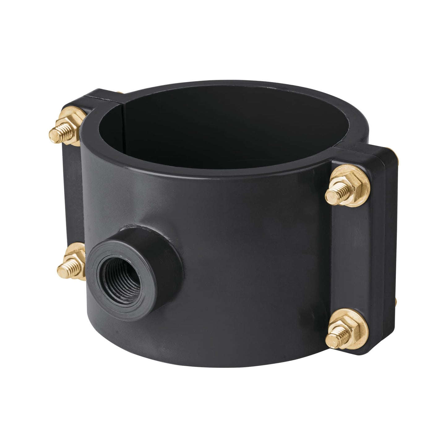 Abrazadera para toma domiciliaria PP 4' x 1/2', Foset