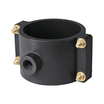 Abrazadera para toma domiciliaria PP 4' x 1/2', Foset