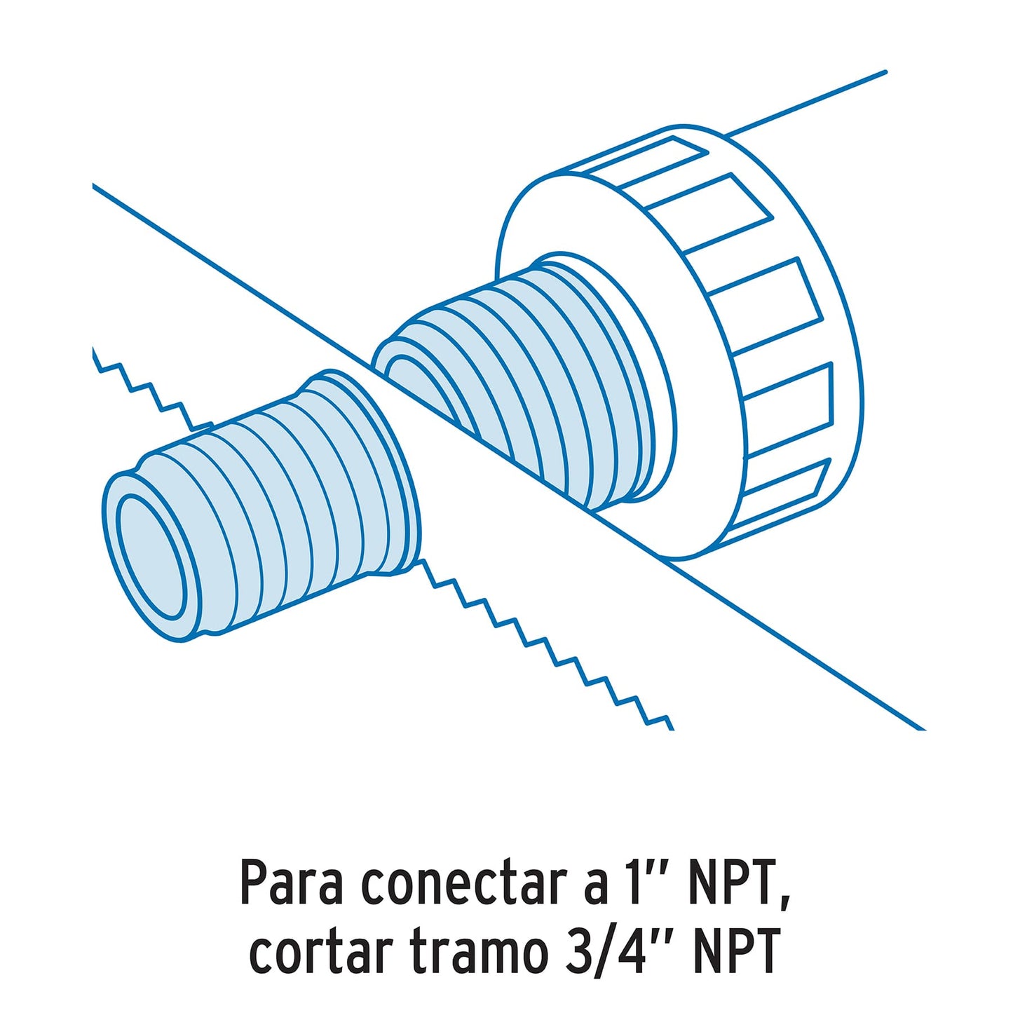 Multiconector válvula esfera y tuerca unión para tinaco