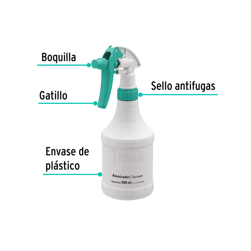 Atomizador de 1/2 litro