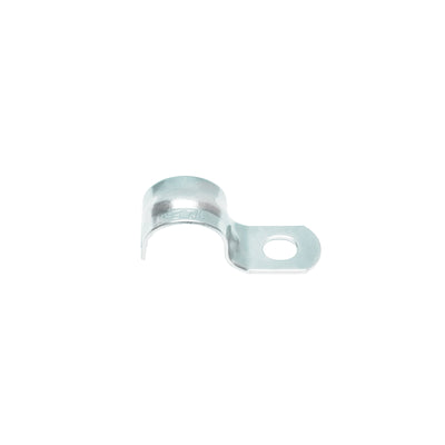 Abrazadera de tubo tipo uña 1/2", bolsa con 10 pzas, Volteck