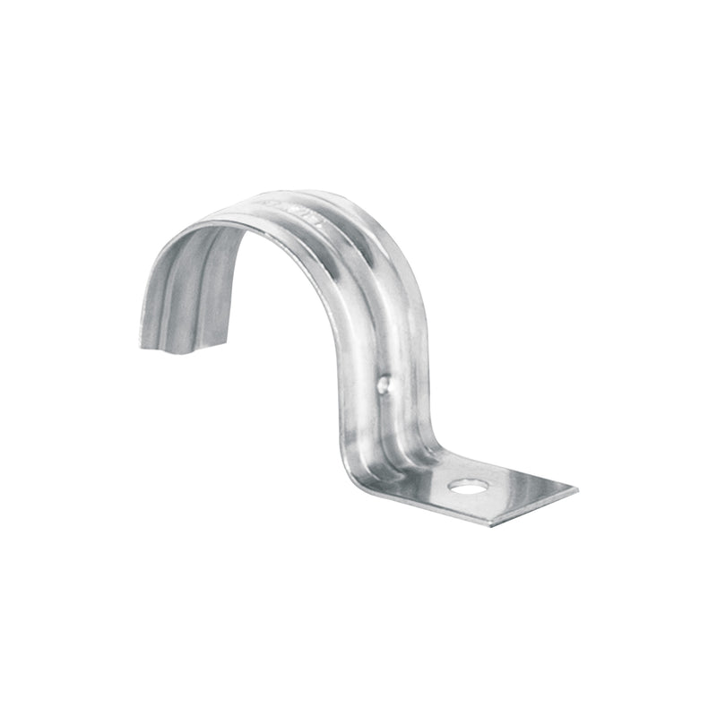 Abrazadera tubo tipo uña 1-1/2", bolsa con 5 pzas, Volteck