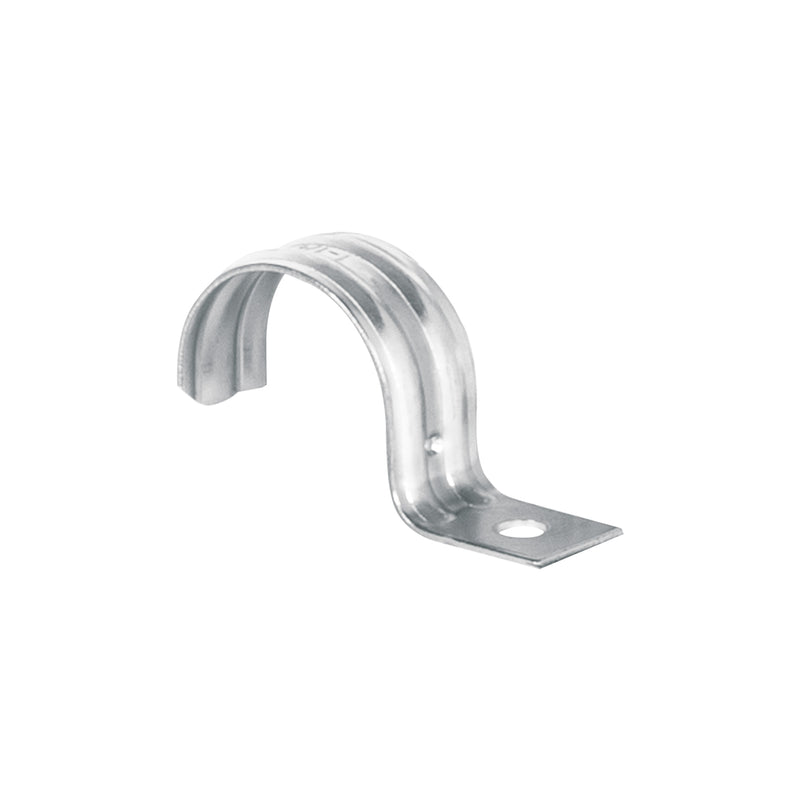 Abrazadera tubo tipo uña 1-1/4", bolsa con 5 pzas, Volteck