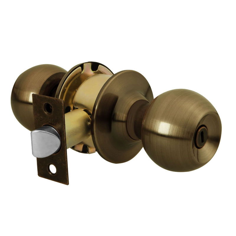 Cerradura pomo, LA, baño, cilíndrica, Hermex Basic