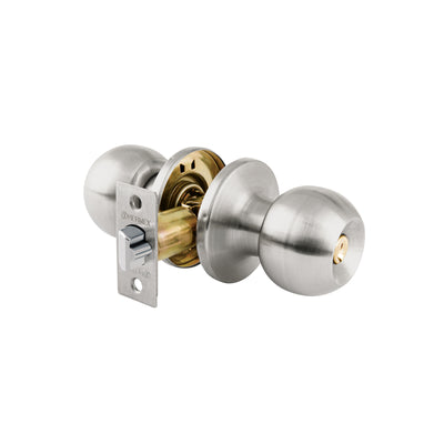 Cerradura pomo, CM, recámara, tubular, Hermex Basic