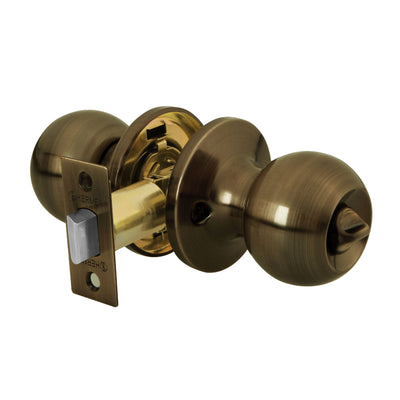 Cerradura pomo, LA, baño, tubular, Hermex Basic