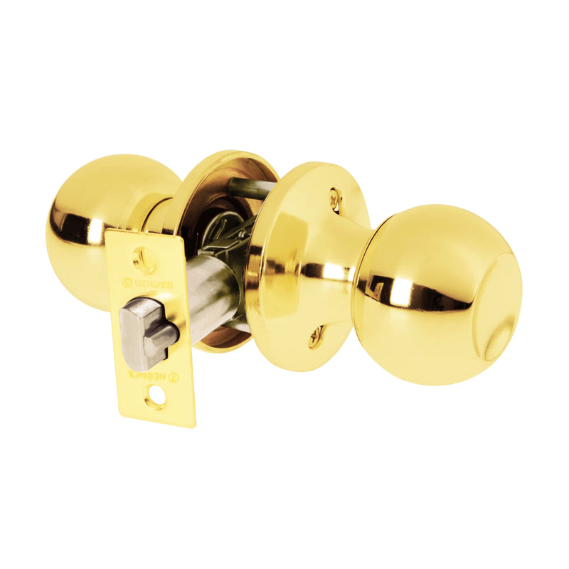 Cerradura pomo, LB, entrada, tubular, Hermex Basic