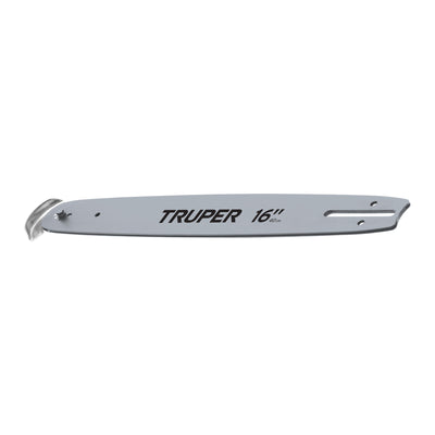 Barra de repuesto para motosierra 16", Truper BAMO-5016