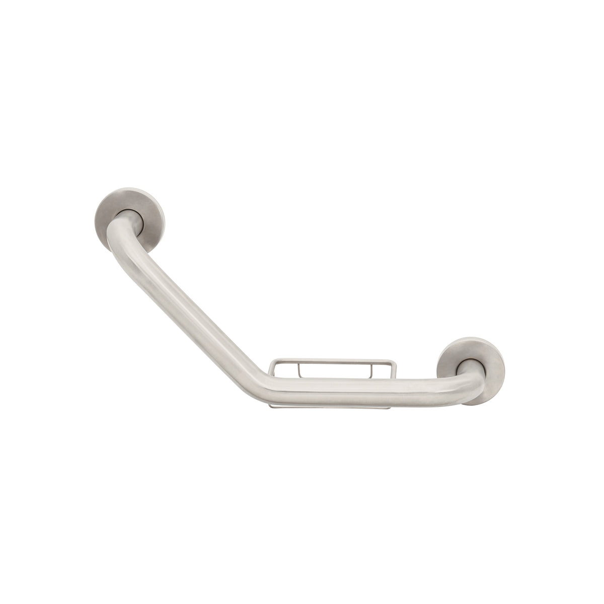 Barra angular con jabonera, acero inox, 1-1/4' x 40cm, Foset