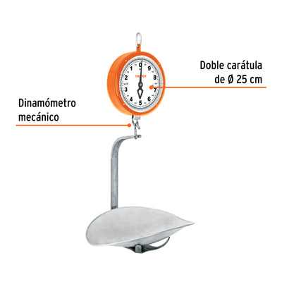 Báscula mecánica colgante de 10 kg