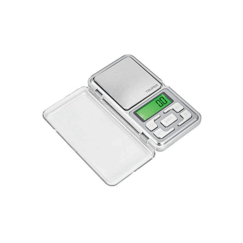 Báscula capacidad 500 g electrónica de bolsillo, Truper