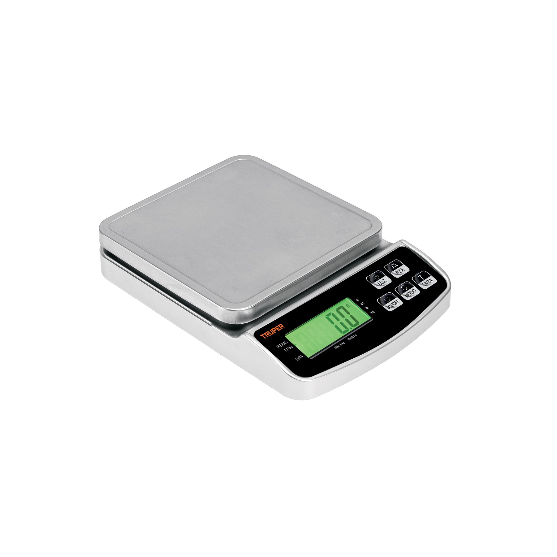 Báscula digital de precisión, 3kg, Truper