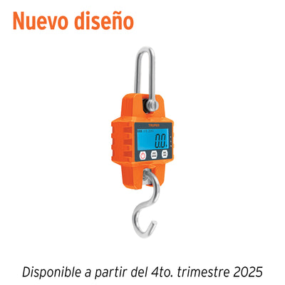 Báscula capacidad 300 kg electrónica colgante, Truper
