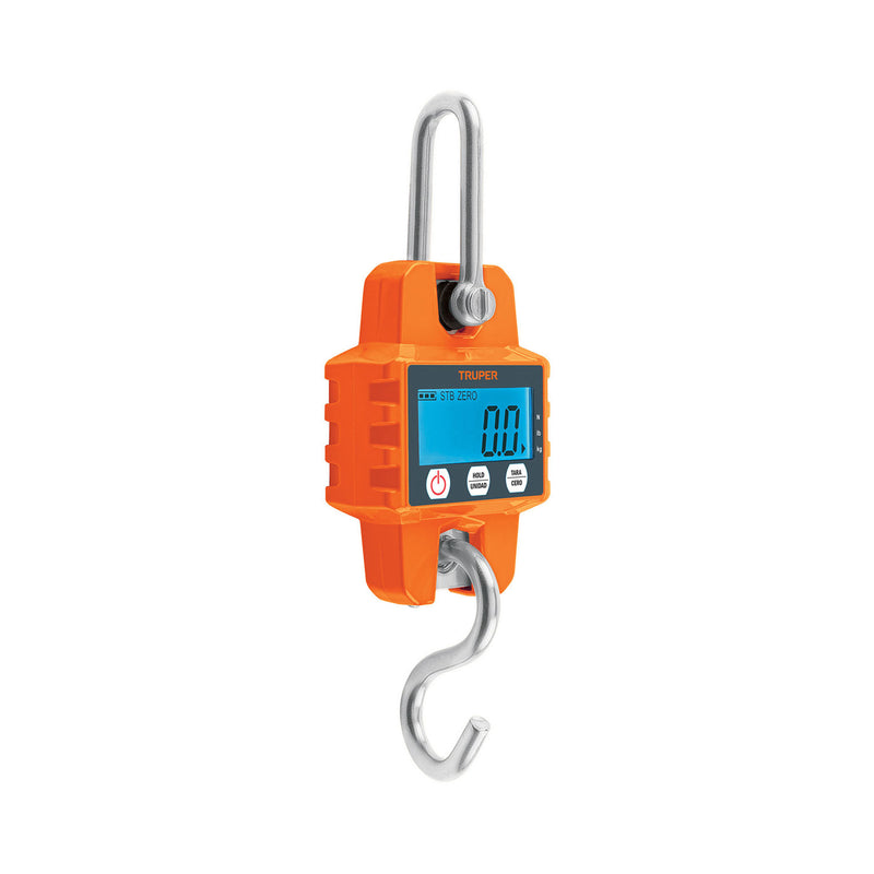 Báscula capacidad 300 kg electrónica colgante, Truper
