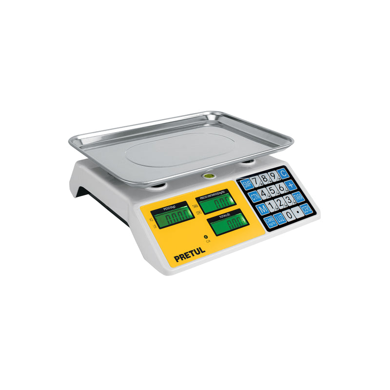 Báscula electrónica multifunciones capacidad 30kg, Pretul