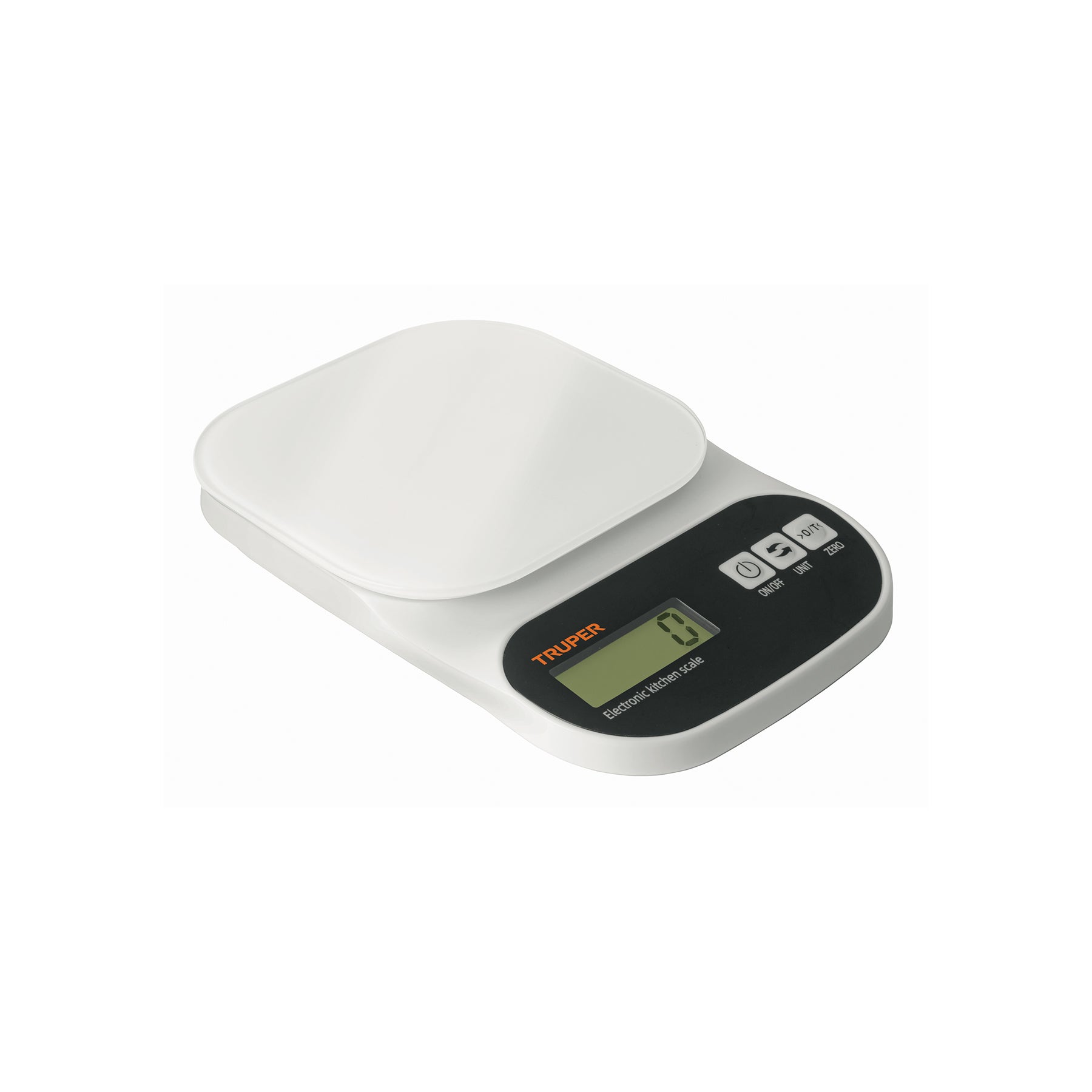 Báscula digital base de vidrio para cocina, capacidad 5kg