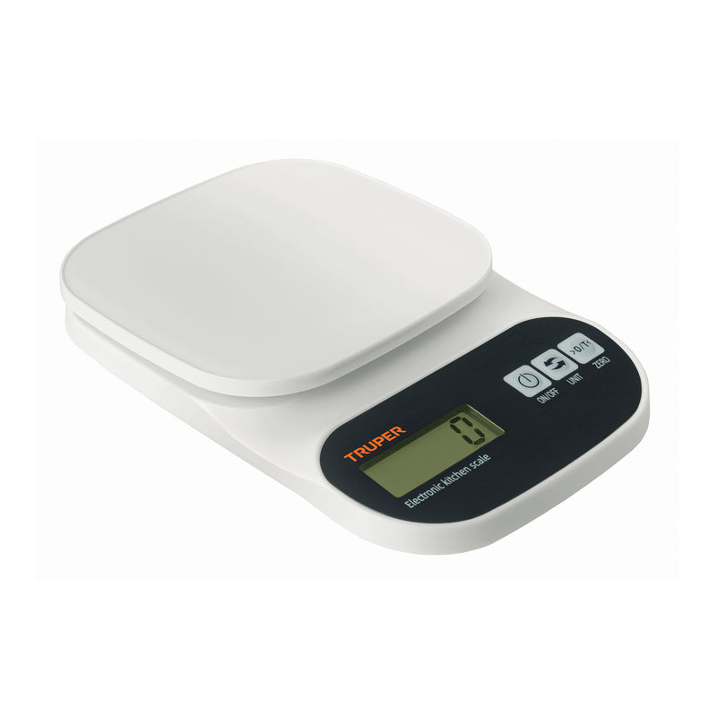 Báscula digital base plástica para cocina capacidad 5kg
