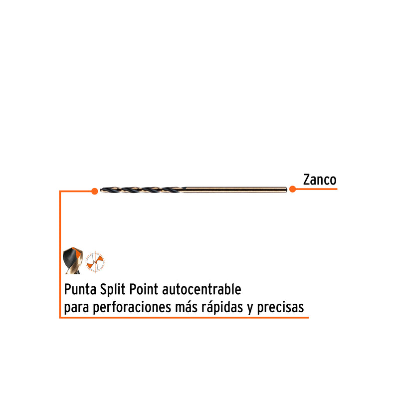 Broca de alta velocidad 1/16"