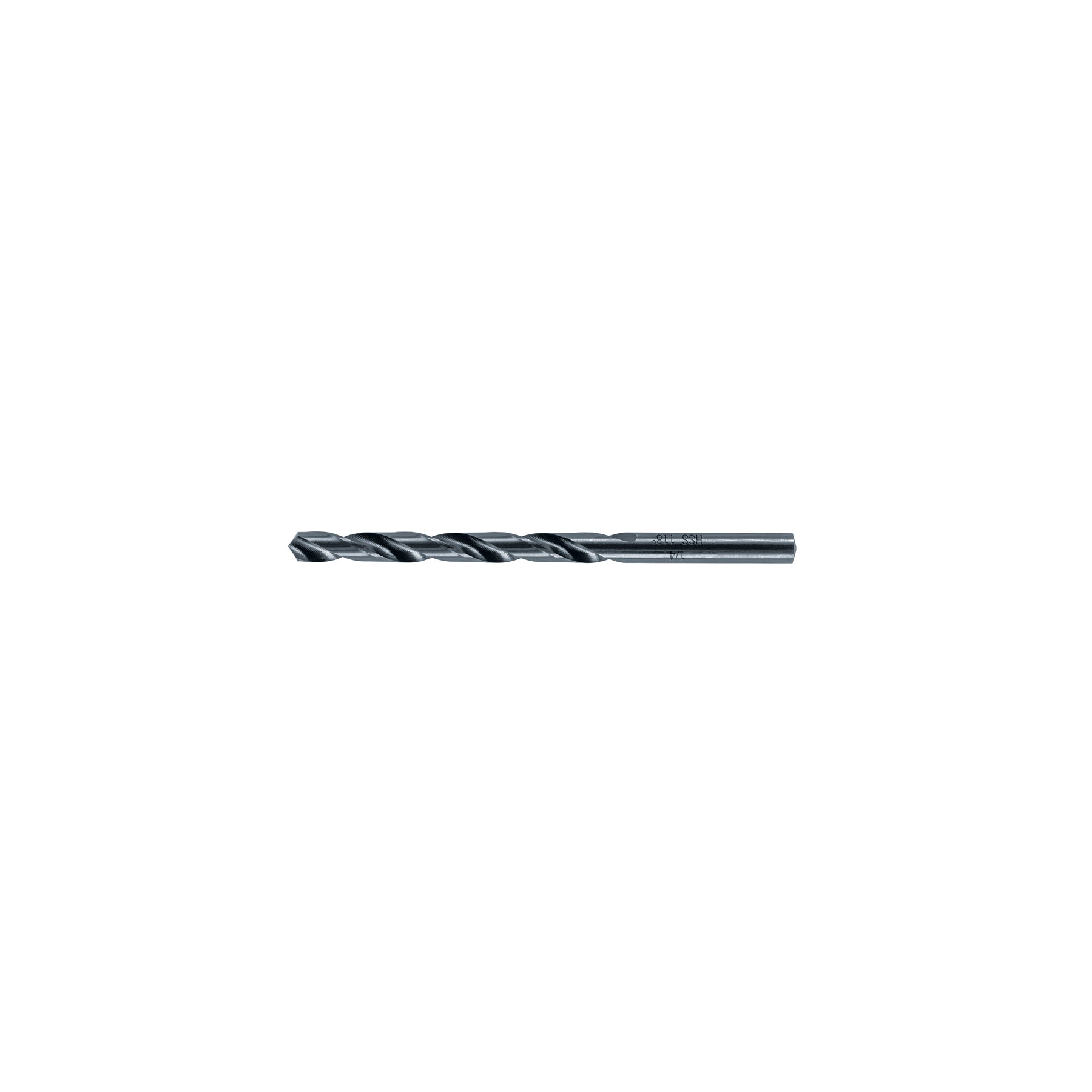 Broca de alta velocidad, oxido negro, 1/4"