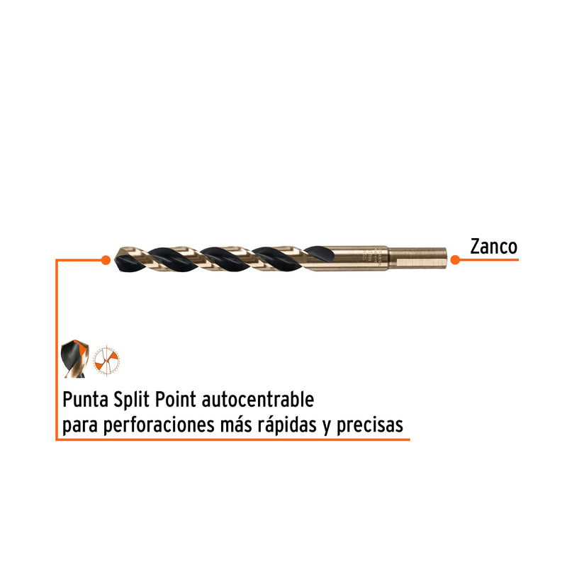 Broca HSS 11.0 mm Trugold para metal, TRUPER EXPERT