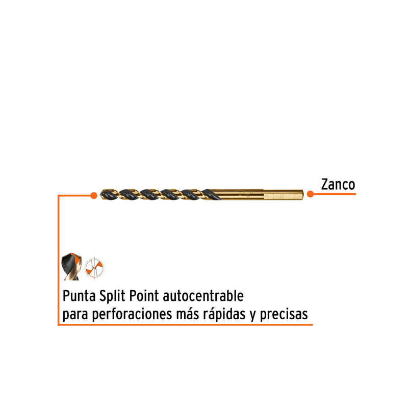 Broca de alta velocidad 13/64"
