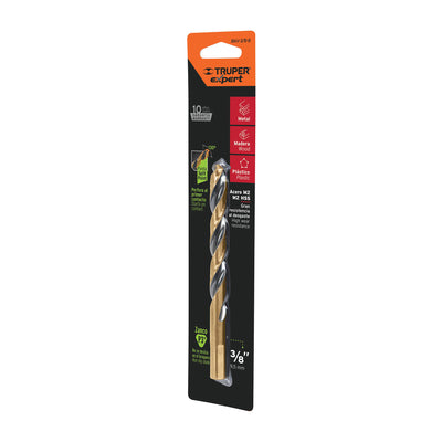 Broca de alta velocidad 3/8" en blister