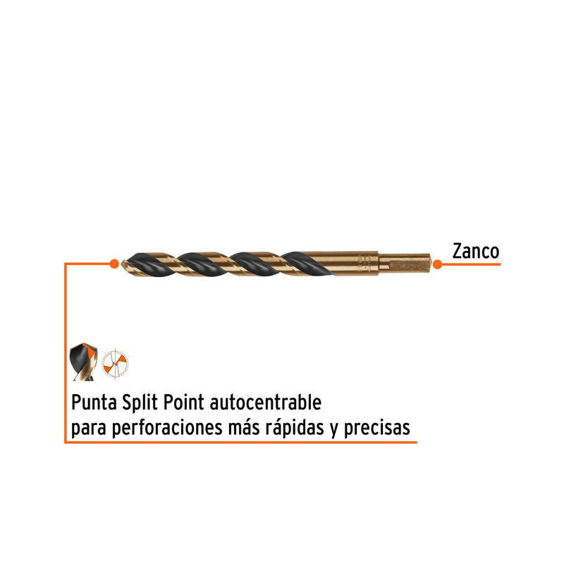 Broca de alta velocidad 31/64"