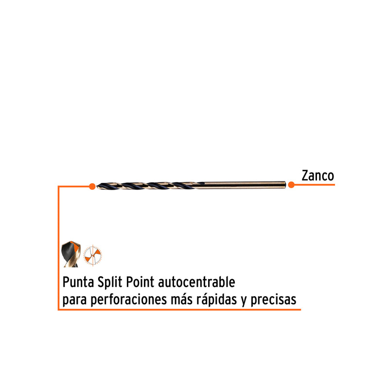 Broca de alta velocidad 7/64"