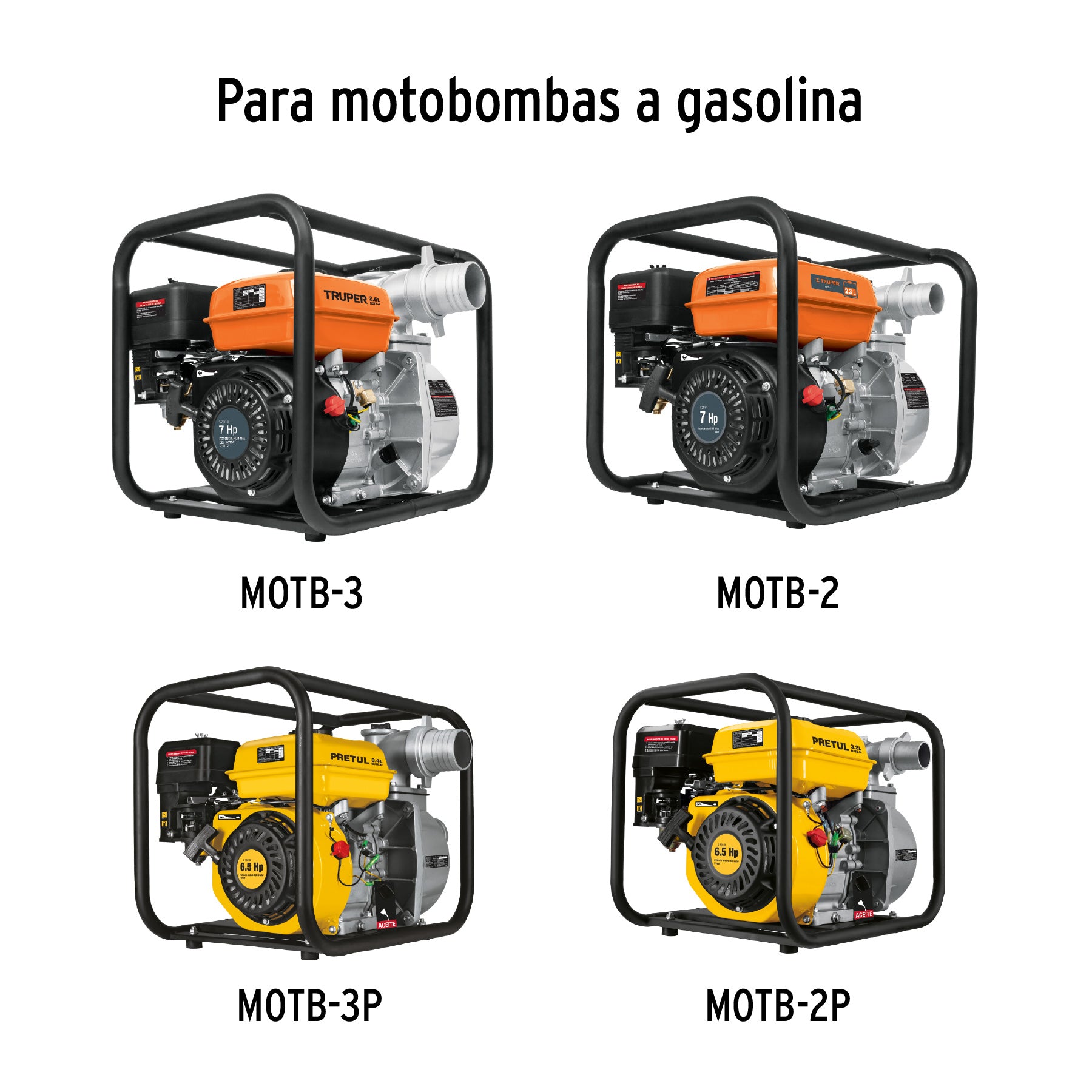 Kit de bayoneta y empaque para motobomba