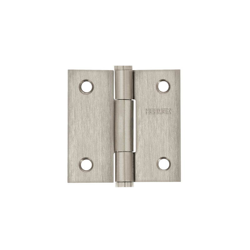 Bisagra cuadrada 2", acero inoxidable, plana