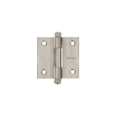 Bisagra cuadrada 2", acero inoxidable, redonda