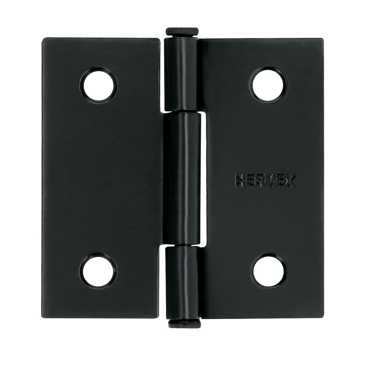 Bisagra cuadrada 2' acero negro, cabeza plana, Hermex