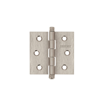 Bisagra cuadrada 2-1/2", acero inoxidable, redonda