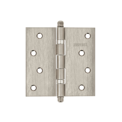 Bisagra cuadrada 4", acero inoxidable, redonda