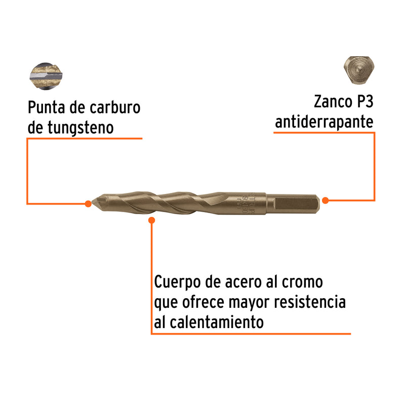 Broca para concreto 19 x 150 mm, Truper
