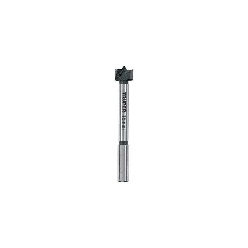 Broca forstner 15 mm para madera, Truper
